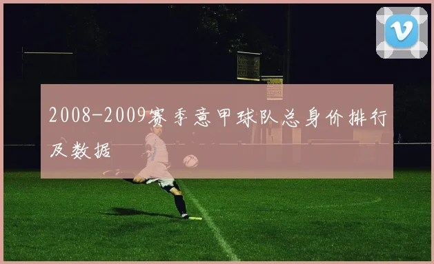 2008-2009赛季意甲球队总身价排行及数据